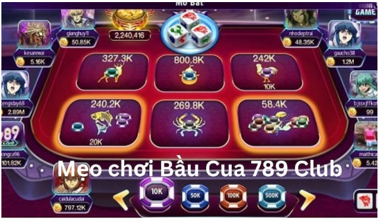 Ưu điểm của game bầu cua 789club