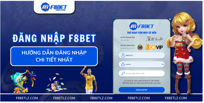 Hướng dẫn đăng nhập F8BET chi tiết nhất